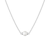 Colier argint cu perla naturala alba DiAmanti SK22384N_W-G